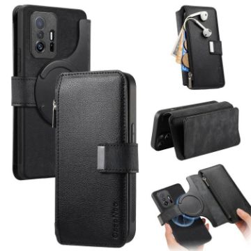 Xiaomi Mi 11T/11T Pro 5G Case Neo MagSafe RFID Wallet Leather Black - 1