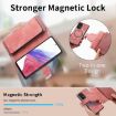 Xiaomi 14T Pro Case - MagSafe RFID Zipper Wallet Leather (Pink) - 7