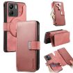 Redmi 13C 4G/Poco M6 Pink Leather MagSafe RFID Wallet Phone Case - 1
