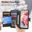 Redmi Note 12 4G Case: MagSafe RFID Wallet Leather (Black) - 8