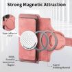 Redmi Note 12 4G Global Case - MagSafe RFID Zipper Wallet Leather Pink - 6