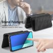 Redmi Note 13 4G Case - MagSafe RFID Zipper Wallet Leather (Black) - 5