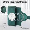 Redmi Note 13 4G Case - MagSafe RFID Zipper Wallet Leather (Green) - 6