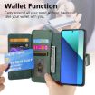 Redmi Note 13 4G Case - MagSafe RFID Zipper Wallet Leather (Green) - 8