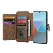 Redmi Note 13 5G Case - MagSafe RFID Wallet Leather Cover (Brown) - 4