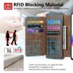 Redmi Note 13 5G Case - MagSafe RFID Wallet Leather Cover (Brown) - 9