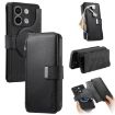 Redmi Note 13 Pro 5G Case - MagSafe RFID Zipper Wallet Leather (Black) - 1