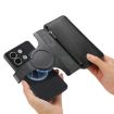 Redmi Note 13 Pro 5G Case - MagSafe RFID Zipper Wallet Leather (Black) - 6