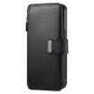 Redmi Note 13 Pro 4G Case - MagSafe RFID Zipper Wallet Leather (Black) - 2