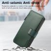 Redmi Note 13 Pro 4G Case - MagSafe RFID Zipper Wallet Leather (Green) - 7