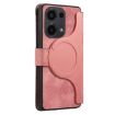 Redmi Note 13 Pro 4G Case - MagSafe RFID Zipper Wallet Leather (Pink) - 3