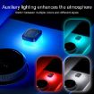 4pcs Red USB LED Car Atmosphere Lights - 7
