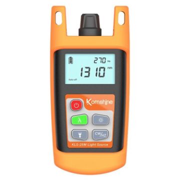 Komshine KLS-25m Dual Wavelength Handheld Fiber Optic Line Tester - 1