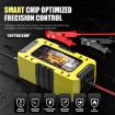 FOXSUR FBC1206F 12V 6A Car Motorcycle Battery Charger, UK Plug, Yellow - 6