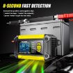 FOXSUR FTC-1206 12V Car Motorcycle Battery Charger Tester AU Plug - 9