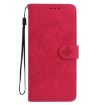 Xiaomi Poco F7 Pro Rose Red Moonlit Butterfly Leather Phone Case - 2