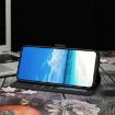Xiaomi Poco M7 Pro 5G Black Leather Case - Moonlit Butterfly Dance - 5