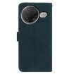 Redmi K80/K80 Pro Green Leather Case - Moonlit Butterfly Dance Pattern - 3