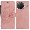 Redmi K80/K80 Pro Pink Moonlit Butterfly Dance Leather Phone Case - 1