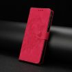 Redmi K80/K80 Pro Rose Red Moonlit Butterfly Dance Leather Phone Case - 6