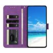 Redmi A5 4G Purple Leather Case - Moonlit Butterfly Dance Pattern - 4