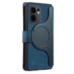 OPPO Reno13 F Case: Neo MagSafe RFID Zipper Wallet Leather (Blue) - 3