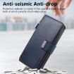 OPPO Reno13 F Case: Neo MagSafe RFID Zipper Wallet Leather (Blue) - 4