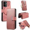 OPPO Reno13 F Case: MagSafe RFID Zipper Wallet Leather (Pink) - 1