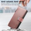 OPPO Reno13 F Case: MagSafe RFID Zipper Wallet Leather (Pink) - 4