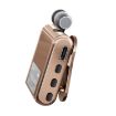 K89 Business Lavalier Single Ear Bluetooth Earphones - Gold - 2