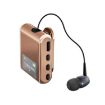 K89 Business Lavalier Single Ear Bluetooth Earphones - Gold - 4