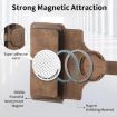 Realme 14 CaseNeo MagSafe RFID Wallet Leather Phone Case Brown - 6