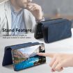 Realme 14 CaseNeo MagSafe RFID Zipper Wallet Leather Case - Blue - 5