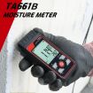 TASI TA661B Wood Moisture Meter - Moisture, Temp & Humidity Tester (Black) - 4