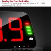 Large Screen Wall-Mounted Noise Meter - TRSI TA654B Decibel Detector - 8