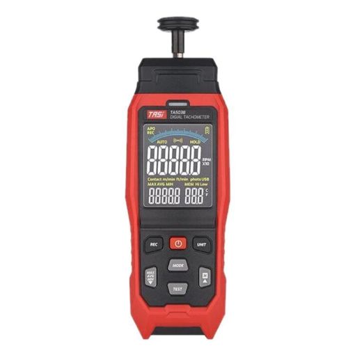 Portable Laser Tachometer - TASI Digital Display Speed Meter - 1