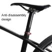 TOSEEK 34.9mm Red Aluminum Alloy Bicycle Seat Tube Clamp - 2
