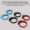 TOSEEK 34.9mm Red Aluminum Alloy Bicycle Seat Tube Clamp - 3
