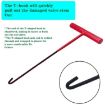 30pcs Car Tire Repair & Valve Installation Tool Set - Red - 4