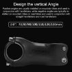 TOSEEK K04 Carbon Fiber Bike Handlebar Riser, 6 130mm (Black/Grey/Silver) - 3