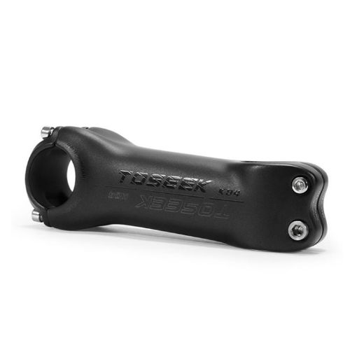 TOSEEK K04 Carbon Fiber Bike Handlebar Riser, 17 90mm (Black Grey Silver) - 1