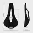 TOSEEK P10 Carbon Fiber 3D Printed Bike Seat, 143mm Width - 2