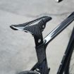 TOSEEK P300 Carbon Fiber 3D Printed Bike Seat - Road/Mountain 3K Twill - 8