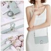 OPPO A57/A77 5G Sky Blue Leather Wallet Phone Case with Strap - 6