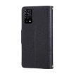 OPPO A55/A54 4G/5G Leather Wallet Phone Case with Crossbody Strap - Black - 3