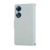 OPPO A78/A58 5G Sky Blue Leather Wallet Phone Case with Strap - 3