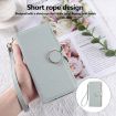 OPPO F21 Pro 5G Sky Blue Leather Wallet Case with Crossbody Strap - 7