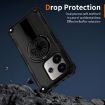 Redmi Note 14 4G Shockproof Kickstand MagSafe Case Black - 4