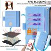 Redmi Note 14S 4G Blue Leather Crossbody Chain Phone Case - 6