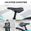 TOSEEK TS101 Black Leather Saddle for Road & Mountain Bikes - 7